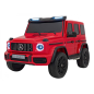 Masinuta electrica Mercedes AMG, 2x280W, 3 viteze, telecomanda, roti EVA, scaun piele, 159x97x81 cm, Bluetooth, rosie