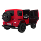 Masinuta electrica Mercedes AMG, 2x280W, 3 viteze, telecomanda, roti EVA, scaun piele, 159x97x81 cm, Bluetooth, rosie