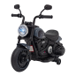 Chopper electric pentru copii, negru, 20W, panou audio, lumini LED, 6V/4.5Ah, maxim 25 kg, 78x30x55 cm