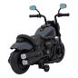 Chopper electric pentru copii, negru, 20W, panou audio, lumini LED, 6V/4.5Ah, maxim 25 kg, 78x30x55 cm