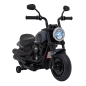 Chopper electric pentru copii, negru, 20W, panou audio, lumini LED, 6V/4.5Ah, maxim 25 kg, 78x30x55 cm