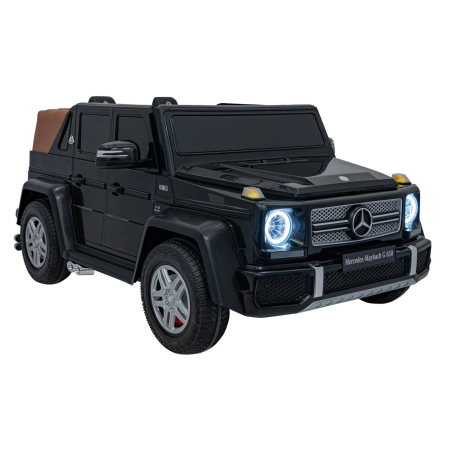 Masina electrica Mercedes Benz MAYBACH G650 STRONG, panou tactil MP4, Bluetooth, USB, motor 200W, negru