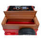 Masina electrica Mercedes Benz MAYBACH G650 STRONG, panou tactil MP4, Bluetooth, maxim 100 kg, rosu