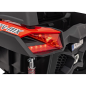 Masinuta electrica pentru copii, Buggy, 4x75W, telecomanda, 2 locuri, 3 viteze, roti EVA, scaun piele, maxim 50 kg, rosu/negru