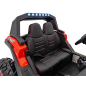 Masinuta electrica pentru copii, Buggy, 4x75W, telecomanda, 2 locuri, 3 viteze, roti EVA, scaun piele, maxim 50 kg, rosu/negru