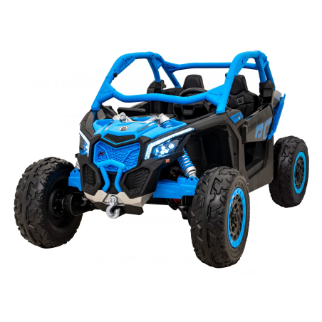 Buggy Maverick Turbo RR, 4x200W, baterie 24V7Ah x2, panou audio multifunctional, faruri LED, 148x85x81 cm