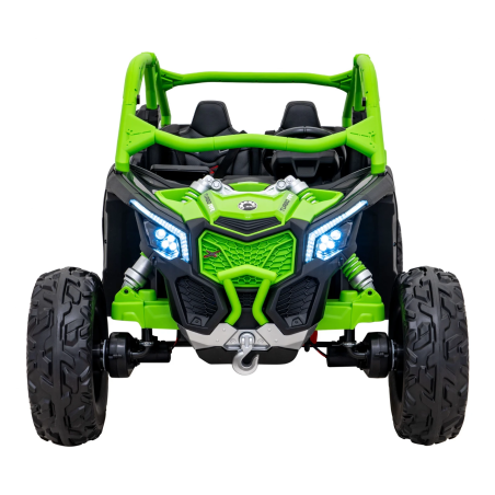 Buggy electric 4x200W, 2x24V7Ah, panou audio, faruri LED, 2 amortizoare, maxim 50 kg, Maverick Turbo RR