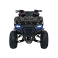 ATV pe benzina, cutie automata, 125CC, E-START, amortizoare, filtru de aer conic, lumini frontale, anvelope gonflabile, negru