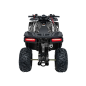 ATV pe benzina, cutie automata, 125CC, E-START, amortizoare, filtru de aer conic, lumini frontale, anvelope gonflabile, negru