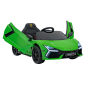 Masinuta electrica Lamborghini Revuelto, 4 motoare, telecomanda, Bluetooth, USB, melodii, faruri LED, maxim 25 kg Masinuta electrica Lamborghini Revuelto, 4 motoare, telecomanda, Bluetooth, USB, melodii, faruri LED, maxim 25 kg