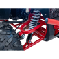 ATV pe benzina, 110 cc, 45 km/h, cutie de viteze automata, tahometru, vitezometru, anvelope gonflabile, 117x78x78 cm, rosu/negru ATV pe benzina, 110 cc, 45 km/h, cutie de viteze automata, tahometru, vitezometru, anvelope gonflabile, 117x78x78 cm, rosu/negru