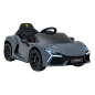 Masina Lamborghini Revuelto, 4 motoare, telecomanda, baterie 12V 9Ah, panou audio, faruri, 3 viteze, gri Masina Lamborghini Revuelto, 4 motoare, telecomanda, baterie 12V 9Ah, panou audio, faruri, 3 viteze, gri
