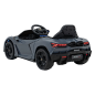 Masina Lamborghini Revuelto, 4 motoare, telecomanda, baterie 12V 9Ah, panou audio, faruri, 3 viteze, gri Masina Lamborghini Revuelto, 4 motoare, telecomanda, baterie 12V 9Ah, panou audio, faruri, 3 viteze, gri