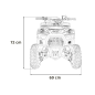 ATV SIRIUS, motor pe benzina, 49cc, 35 km/h, suspensii, scaun piele ecologica, 115x69x72 cm, negru ATV SIRIUS, motor pe benzina, 49cc, 35 km/h, suspensii, scaun piele ecologica, 115x69x72 cm, negru