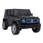 Masina electrica Mercedes Benz EQG, 4 motoare, melodii, USB, BT, roti spuma EVA, telecomanda, negru Masina electrica Mercedes Benz EQG, 4 motoare, melodii, USB, BT, roti spuma EVA, telecomanda, negru