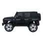 Masina electrica Mercedes Benz EQG, 4 motoare, melodii, USB, BT, roti spuma EVA, telecomanda, negru Masina electrica Mercedes Benz EQG, 4 motoare, melodii, USB, BT, roti spuma EVA, telecomanda, negru