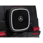 Masina electrica Mercedes Benz EQG, 4 motoare, melodii, USB, BT, roti spuma EVA, telecomanda, negru Masina electrica Mercedes Benz EQG, 4 motoare, melodii, USB, BT, roti spuma EVA, telecomanda, negru