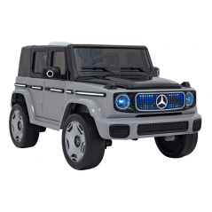Masina Mercedes Benz EQG, 4 motoare, panou audio, telecomanda, amortizoare, faruri LED, maxim 30 kg