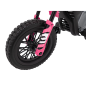 Motocicleta electrica copii, 2x30W, panou audio, roti spuma EVA, scaun piele eco, roz Motocicleta electrica copii, 2x30W, panou audio, roti spuma EVA, scaun piele eco, roz