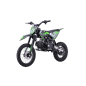 Motocicleta cross, 110 cm, maneta schimbator, 4 viteze, E-START, suspensie hidraulica, 60 km/h, 12V4Ah, 150x70x90 cm, verde