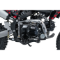 Motocicleta cross pe benzina, 110 cm, 4 viteze, E-START, suspensie hidraulica, 12V/4Ah, 150x70x90 cm, rosie Motocicleta cross pe benzina, 110 cm, 4 viteze, E-START, suspensie hidraulica, 12V/4Ah, 150x70x90 cm, rosie