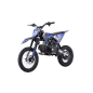 Motocicleta cross pe benzina, 60 km/h, suspensie hidraulica, maneta viteza, 4 trepte de viteza/punct mort, 12V/4Ah, albastru Motocicleta cross pe benzina, 60 km/h, suspensie hidraulica, maneta viteza, 4 trepte de viteza/punct mort, 12V/4Ah, albastru