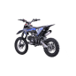 Motocicleta cross pe benzina, 60 km/h, suspensie hidraulica, maneta viteza, 4 trepte de viteza/punct mort, 12V/4Ah, albastru Motocicleta cross pe benzina, 60 km/h, suspensie hidraulica, maneta viteza, 4 trepte de viteza/punct mort, 12V/4Ah, albastru