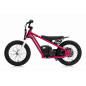 Motocicleta roz, motor 24V 250W, transmisie pe lant, frana pe disc, 3 viteze, scaun piele eco