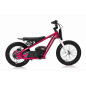 Motocicleta roz, motor 24V 250W, transmisie pe lant, frana pe disc, 3 viteze, scaun piele eco