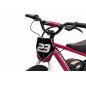 Motocicleta roz, motor 24V 250W, transmisie pe lant, frana pe disc, 3 viteze, scaun piele eco
