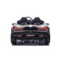 Masinuta electrica Lamborghini, 4x200W, panou audio, pornire lenta, lumini fata spate, 2 scaune cu centura, 132x73x44 cm, gri