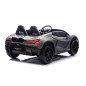 Masinuta electrica Lamborghini, 4x200W, panou audio, pornire lenta, lumini fata spate, 2 scaune cu centura, 132x73x44 cm, gri