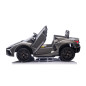 Masinuta electrica Lamborghini, 4x200W, panou audio, pornire lenta, lumini fata spate, 2 scaune cu centura, 132x73x44 cm, gri