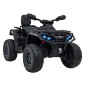 ATV electric negru, 4 motoare, 180W, 3 viteze, panou audio, faruri LED, telecomanda, pornire lenta ATV electric negru, 4 motoare, 180W, 3 viteze, panou audio, faruri LED, telecomanda, pornire lenta