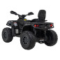 ATV electric negru, 4 motoare, 180W, 3 viteze, panou audio, faruri LED, telecomanda, pornire lenta ATV electric negru, 4 motoare, 180W, 3 viteze, panou audio, faruri LED, telecomanda, pornire lenta