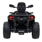 ATV electric negru, 4 motoare, 180W, 3 viteze, panou audio, faruri LED, telecomanda, pornire lenta ATV electric negru, 4 motoare, 180W, 3 viteze, panou audio, faruri LED, telecomanda, pornire lenta
