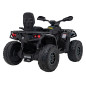 ATV electric negru, 4 motoare, 180W, 3 viteze, panou audio, faruri LED, telecomanda, pornire lenta ATV electric negru, 4 motoare, 180W, 3 viteze, panou audio, faruri LED, telecomanda, pornire lenta