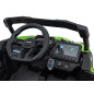 ATV CAN-AM Maverick, 4x200W, baterie 24V5Ah, control parental, panou audio, scaun piele eco, verde