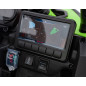 ATV CAN-AM Maverick, 4x200W, baterie 24V5Ah, control parental, panou audio, scaun piele eco, verde