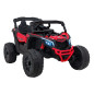 ATV CAN-AM Maverick, 4x200W, control parental, panou audio, 3 trepte viteza, rosu