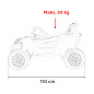 ATV electric copii, 4x200W, telecomanda, 3 viteze, roti spuma EVA, CAN-AM Maverick, negru ATV electric copii, 4x200W, telecomanda, 3 viteze, roti spuma EVA, CAN-AM Maverick, negru