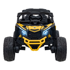 ATV electric 4x200W, 3 viteze, tractiune 2x4/4x4, panou audio, faruri LED, CAN-AM Maverick