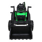 Tractor cu remorca 720-T, 2x45W, baterie, 3 viteze, MP3, AUX, USB, telecomanda, faruri LED, verde
