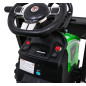 Tractor cu remorca 720-T, 2x45W, baterie, 3 viteze, MP3, AUX, USB, telecomanda, faruri LED, verde