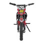 Motocicleta RENEGADE 50R, 500W, 3 viteze, 24 km/h, anvelope pneumatice, cadru metalic, rosu