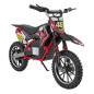 Motocicleta RENEGADE 50R, 500W, 3 viteze, 24 km/h, anvelope pneumatice, cadru metalic, rosu
