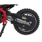 Motocicleta RENEGADE 50R, 500W, 3 viteze, 24 km/h, anvelope pneumatice, cadru metalic, rosu