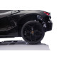 Masinuta electrica, model Lamborghini negru, 2 usi fluture, 3 viteze, lumini LED fata spate, panou audio, maxim 60 kg, 24V/7A