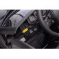 Masinuta electrica, model Lamborghini negru, 2 usi fluture, 3 viteze, lumini LED fata spate, panou audio, maxim 60 kg, 24V/7A