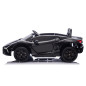 Masinuta electrica, model Lamborghini negru, 2 usi fluture, 3 viteze, lumini LED fata spate, panou audio, maxim 60 kg, 24V/7A
